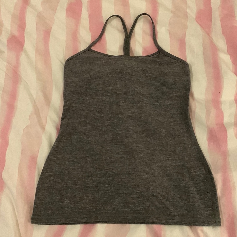 lululemon athletica Gray Tank Top